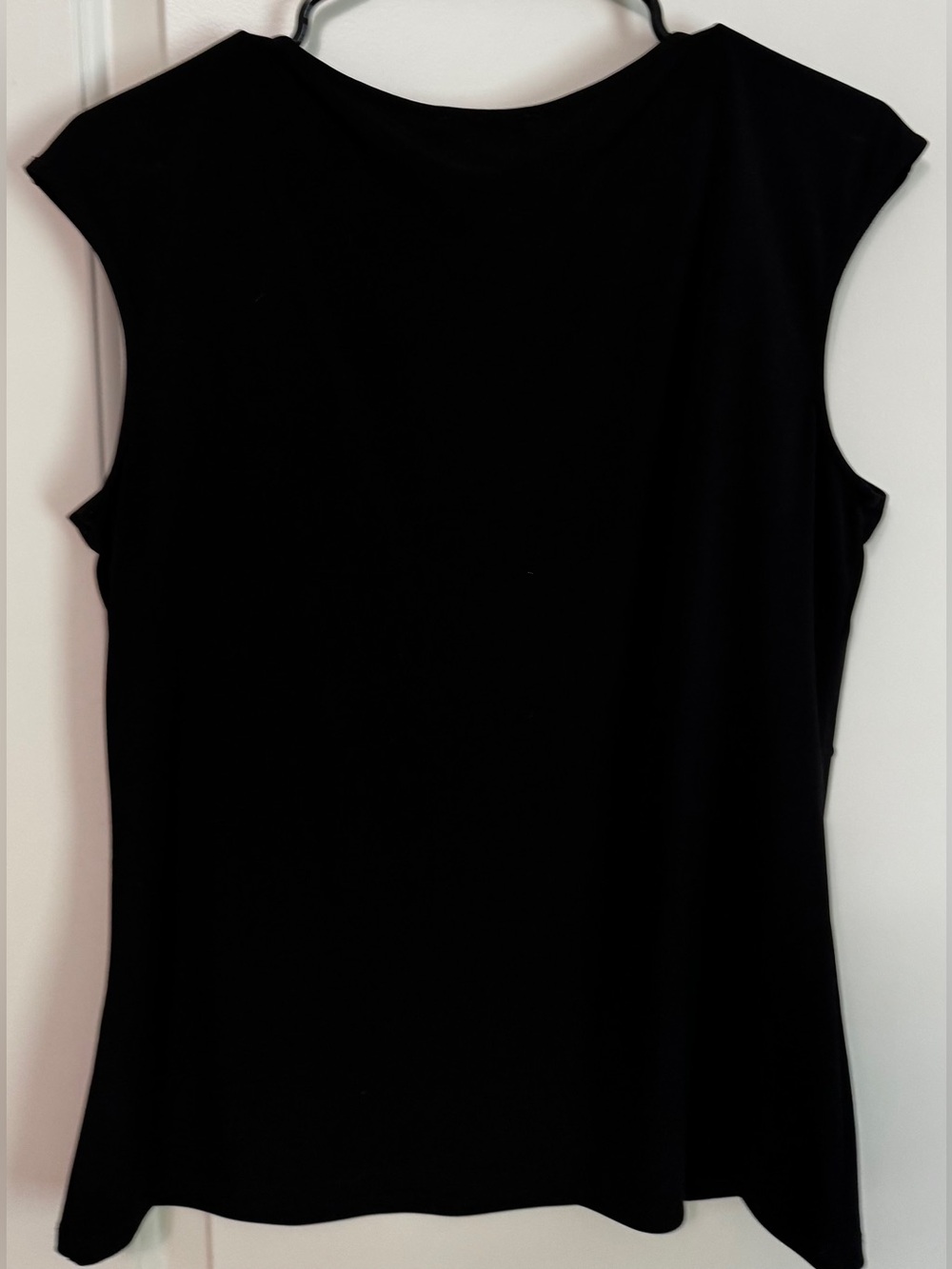 Calvin Klein Black Sequin Beaded Sleeveless Shell Blouse Top M - Picture 5 of 10